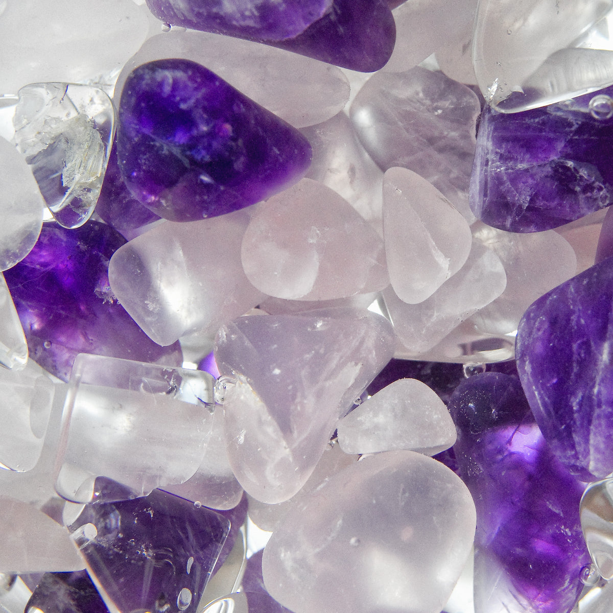 GemPod WELLNESS | Amethyst, Rose Quartz & Clear Quartz