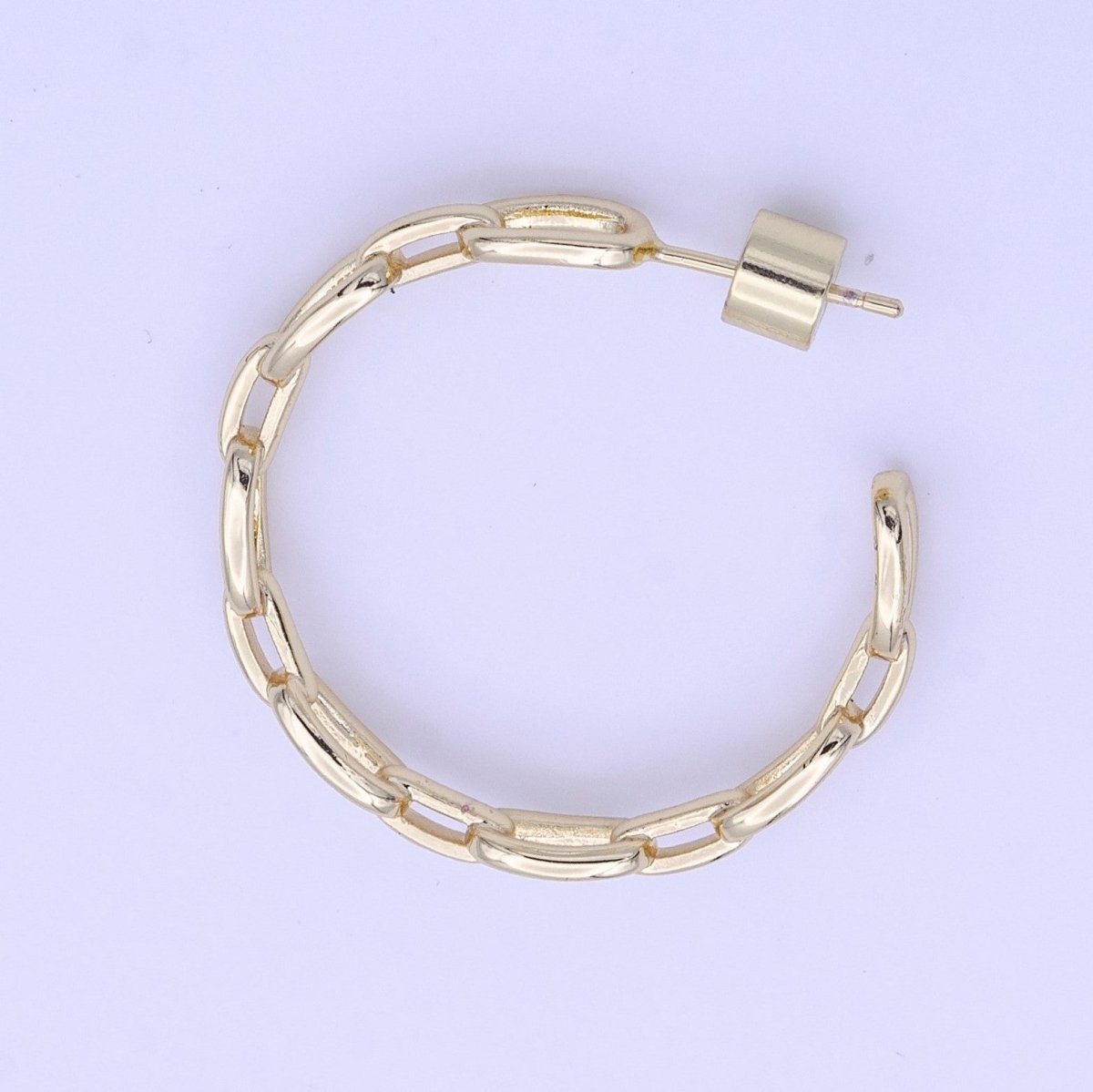 Minimalist Cylinder Earrings Backings Jewelry Supply (12 Pieces) Set in Gold & Silver | K-074 K-076