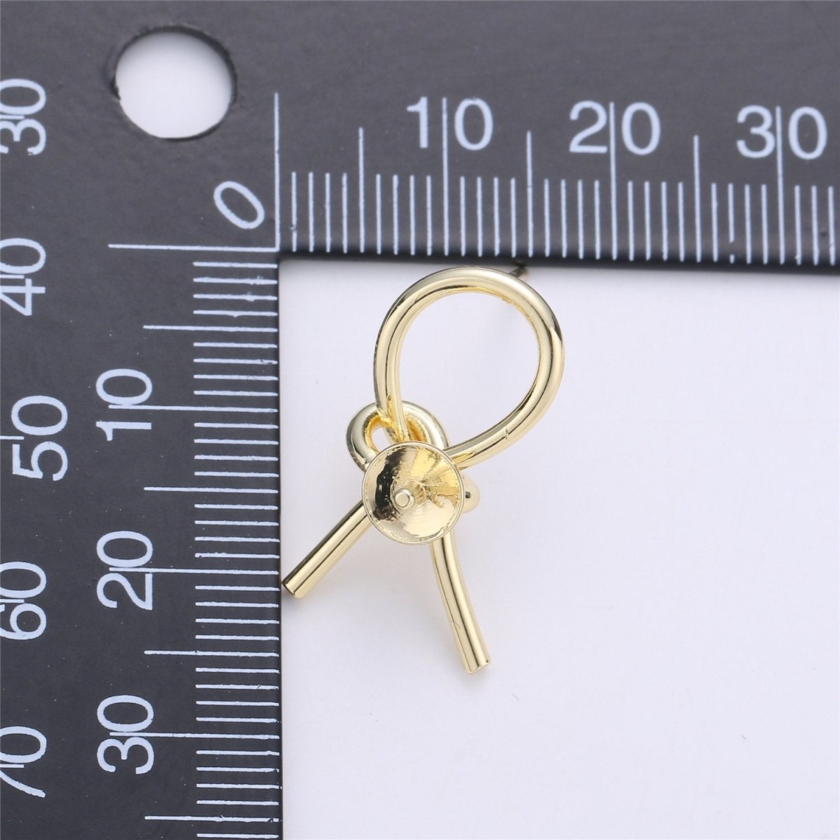 simple gold Circle geometric open circle earrings, gold circle earrings for jewelry making supply K-250