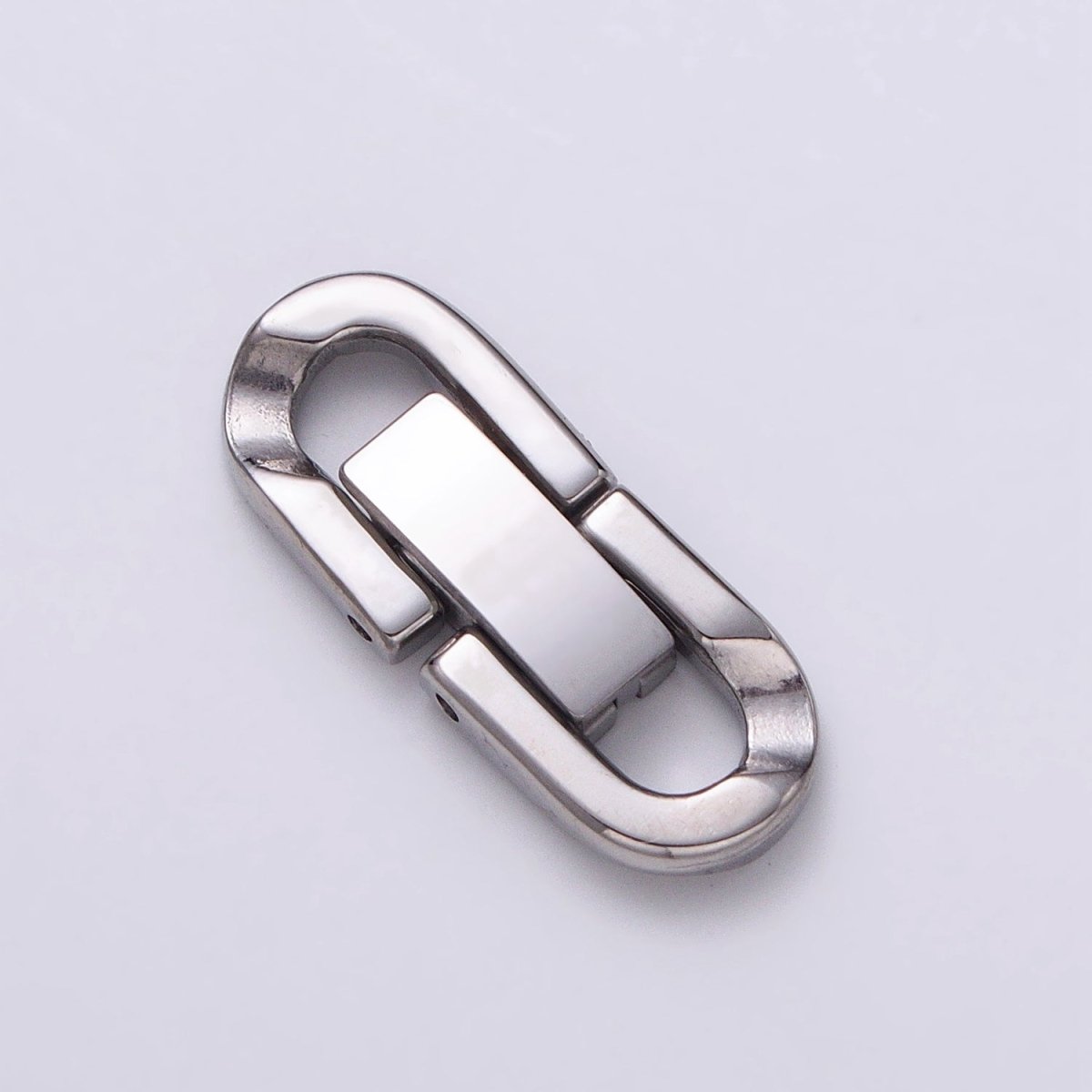 Stainless Steel Fold Over Clasps Extender Clasp Closure Gold End Caps for Necklace Bracelet Jewelry Component Handmade Supply Z-318 Z-319