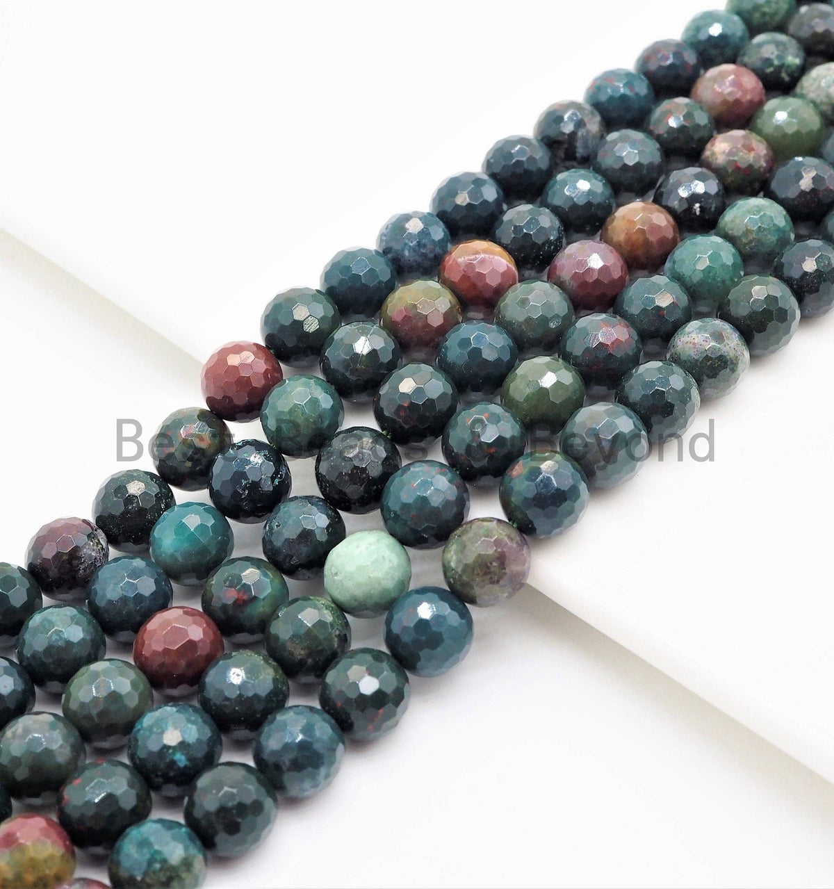High Quality Natural Smooth/Faceted Round Bloodstone Beads, SKU#U427