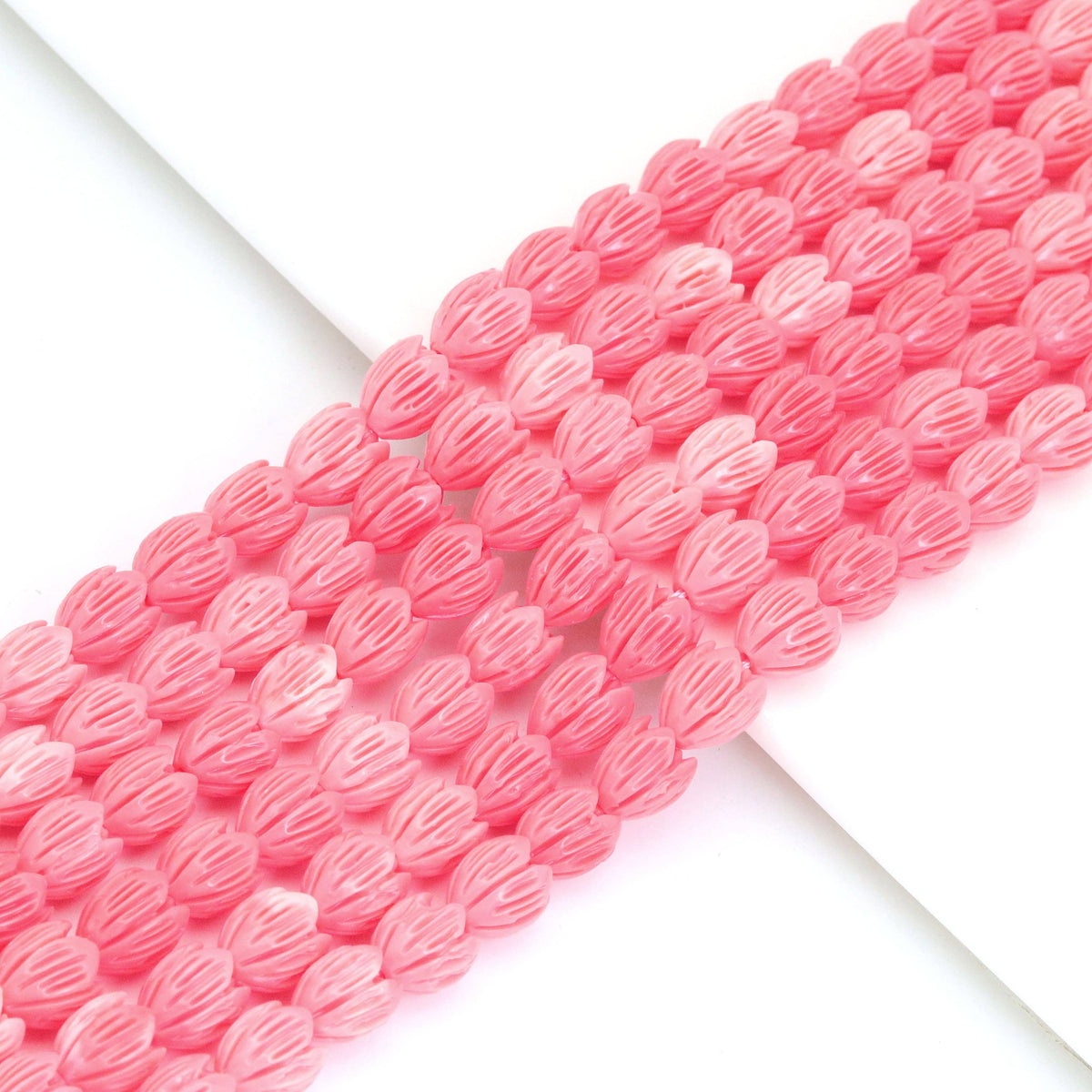 10x12mm Pink Tulip Jasper Beads, Sku#U2028