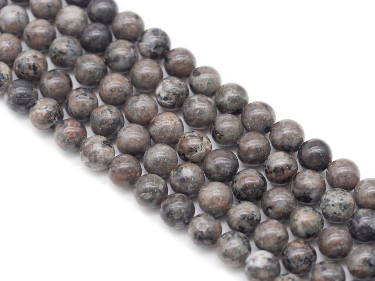 Genuine Yooperlite Round Smooth Beads, Sku#U1386