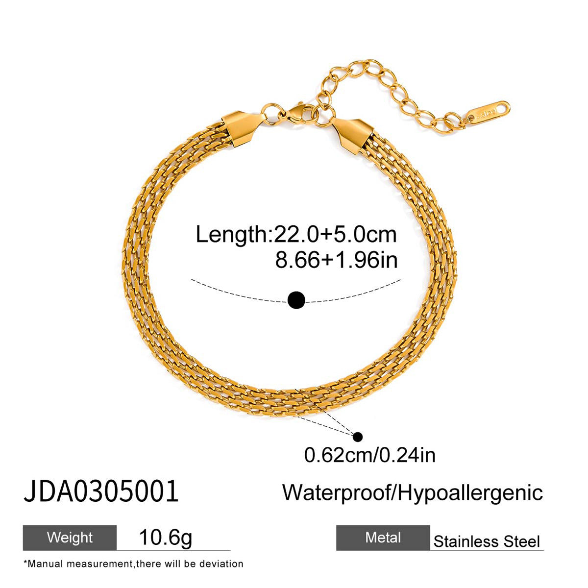 Girls High-end Titanium Steel Foot Jewelry That Wont Fade