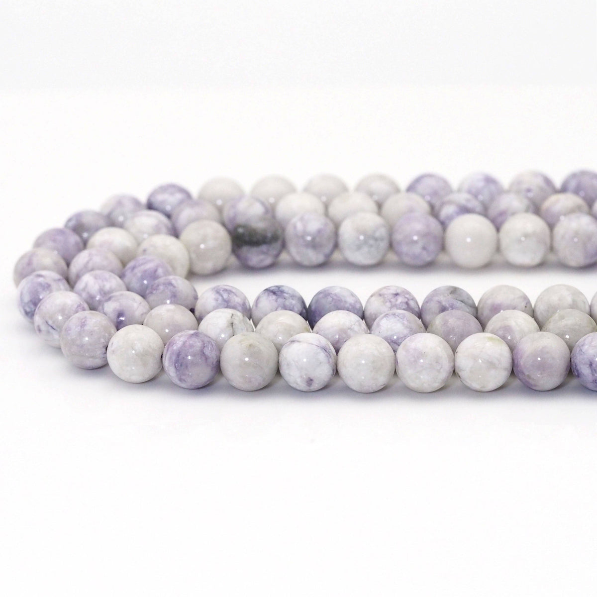 Genuine South Africa Light Purple Turquoise, 6mm/8mm/10mm Round Smooth Beads, Sku#U1609