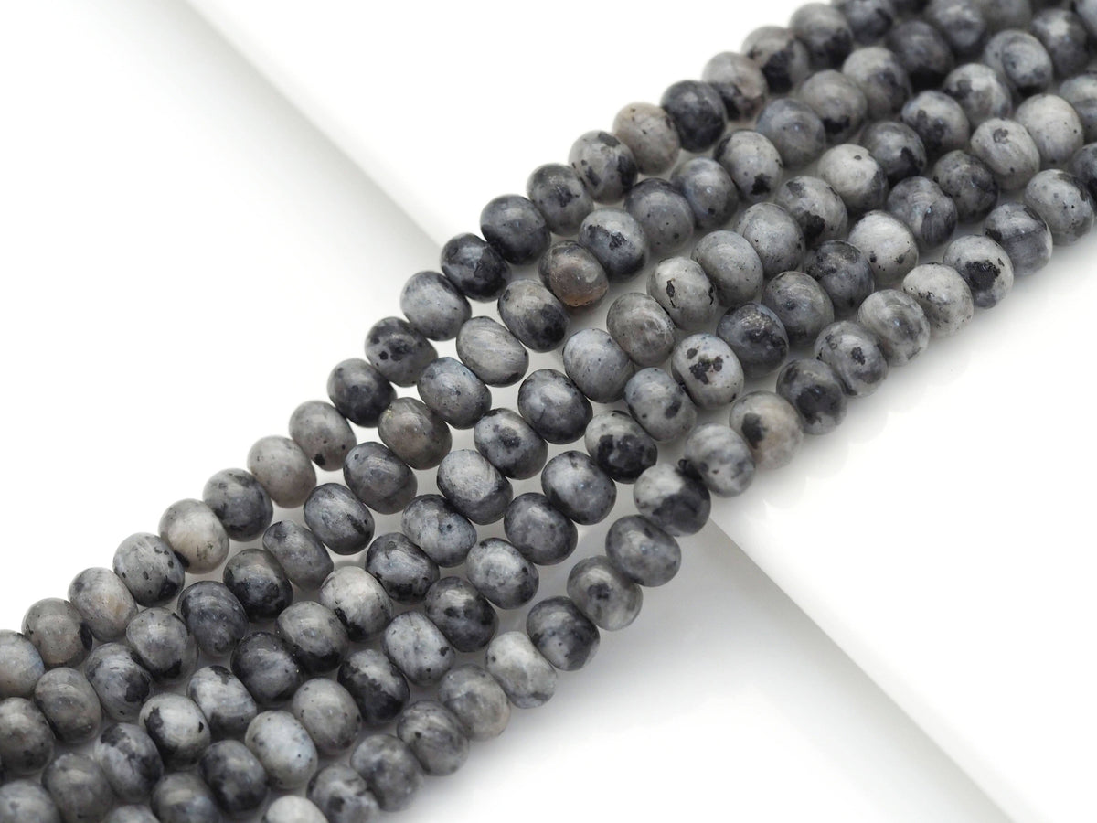 Genuine Lavikite Rondelle Smooth Beads, 4x6mm, Sku#U1422