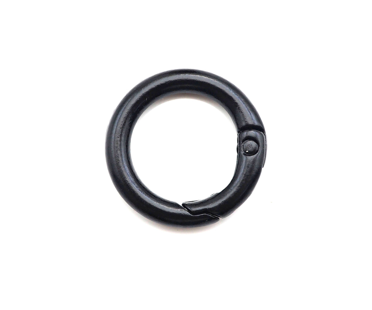 High Quality Enamel Spring Gate, Round Carabiner Clasp, Snap Clip Trigger Clasp, Spring Buckle for Chain Purse Key Jewelery, 25mm, sku#K135