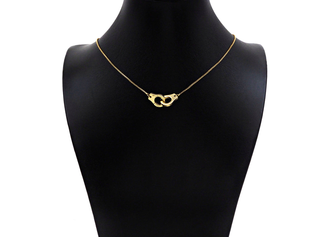 18K Dainty Gold Hand Cuff Shape Connector, Necklace Bracelet Links,11x15mm, Sku#LD26