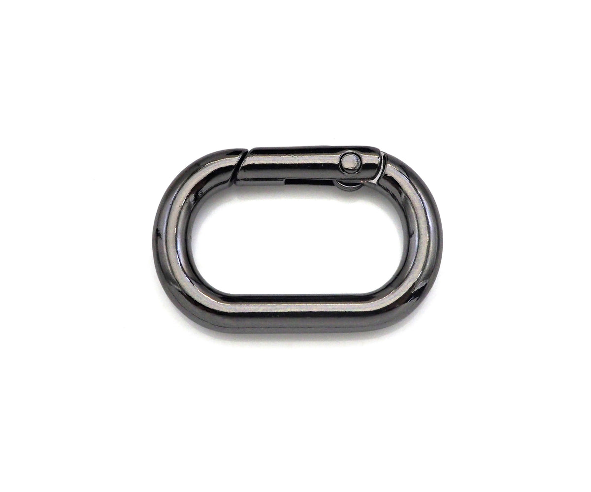 30mm Oval Spring Gate, Gold/Silver/Gunmental Oval Clasp, Snap Clip Trigger Clasp, Spring Buckle for Chain Purse Key Jewelery, sku#H308C