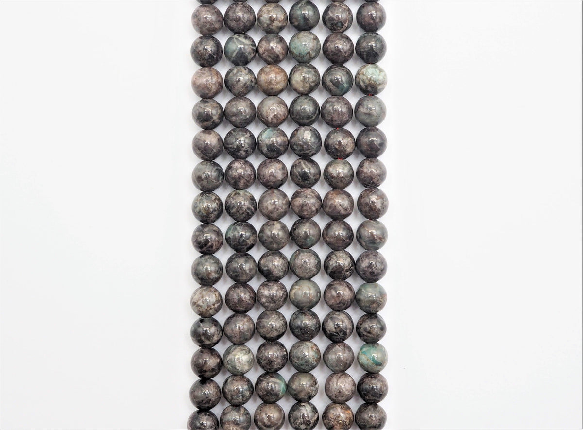 Smooth Round Africa Turquoise beads, 6mm/8mm/10mm/12mm Gray Gemstone beads, Africa Turquoise beads, 15.5inch strand, SKU#U265
