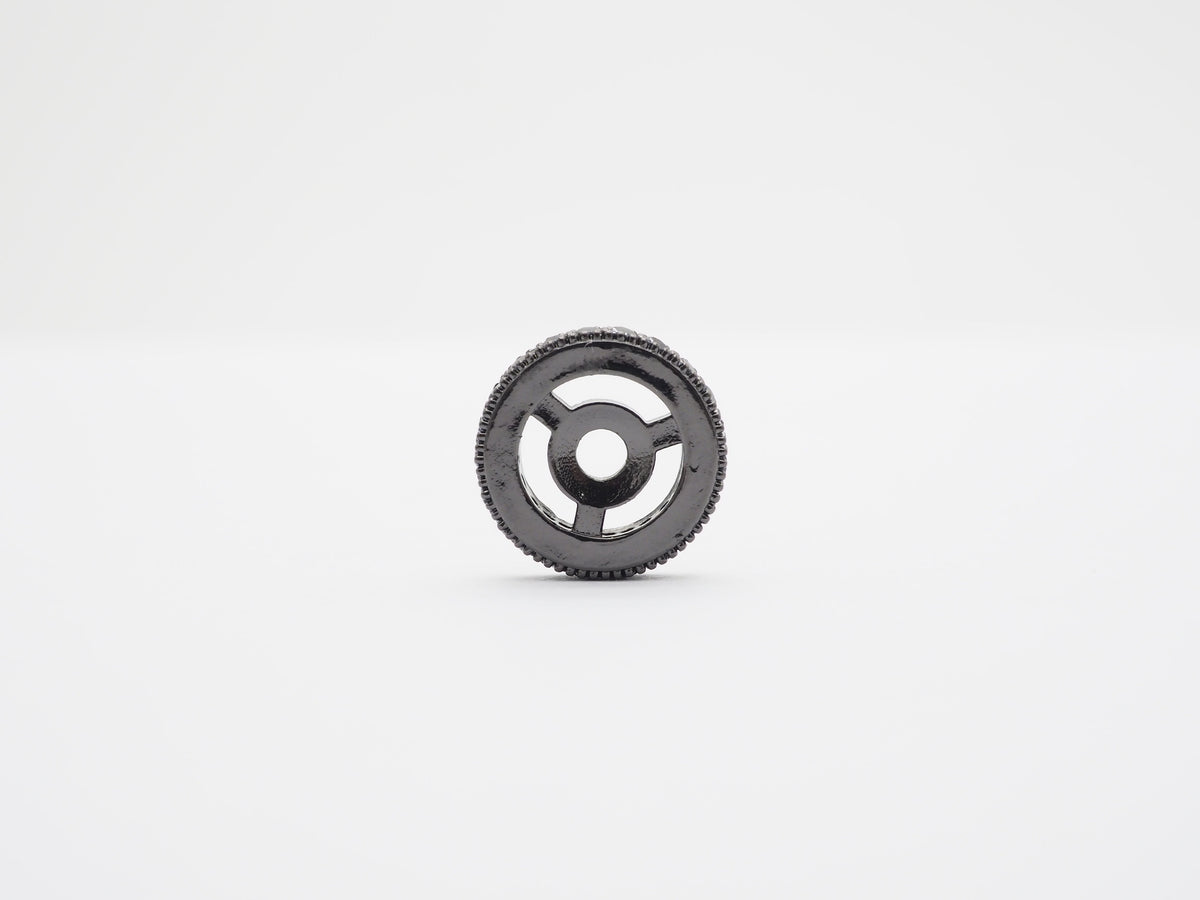 Micro Pave Black CZ On Black Wheel Spacer Beads, Cubic Zirconia Wheel Round Spacer Beads,Pave Beads,6/8/10/12mm, sku#C72