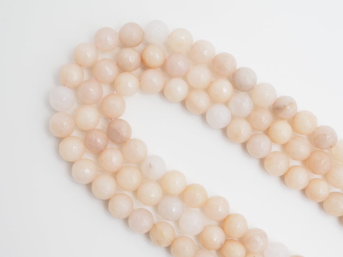 Natural Faceted Round Pink Aventurine beads, 6mm/8mm/10mm/12mm Pink Gemstone beads, Natural Aventurine Beads, 15.5inch strand, SKU#U247