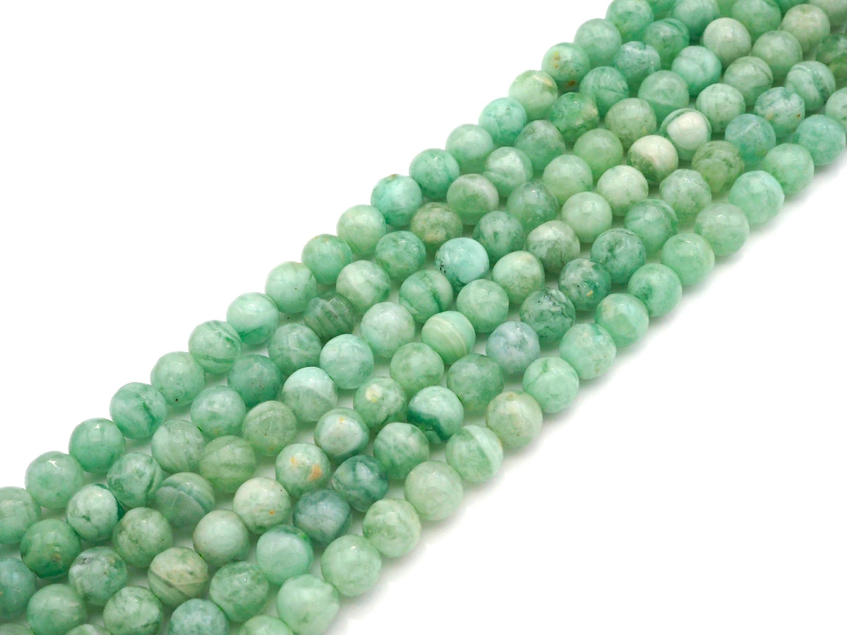 New!!! Natural High Quality Green Quartz Beads, 6mm/10mm/12mm Round Smooth Green Picture Quartz Beads, 15.5'' Full Strand, Sku#U1013