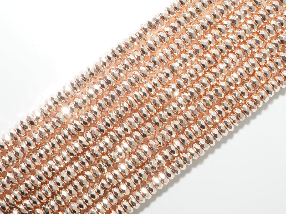 2018 New Light Rose Gold Color Hematite-2x3/2x4/3x6/3x8mm Ro