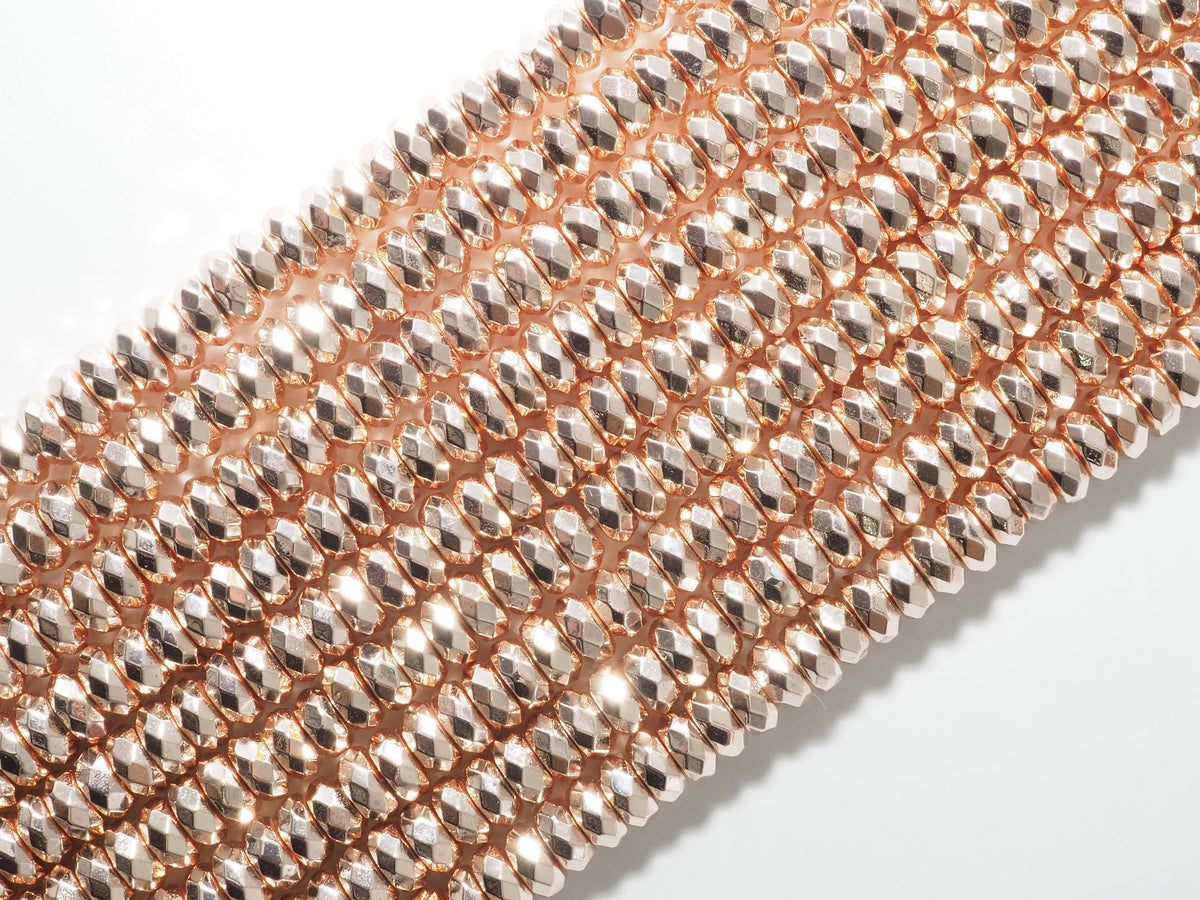 2018 New Light Rose Gold Color Hematite-2x3/2x4/3x6/3x8mm Ro
