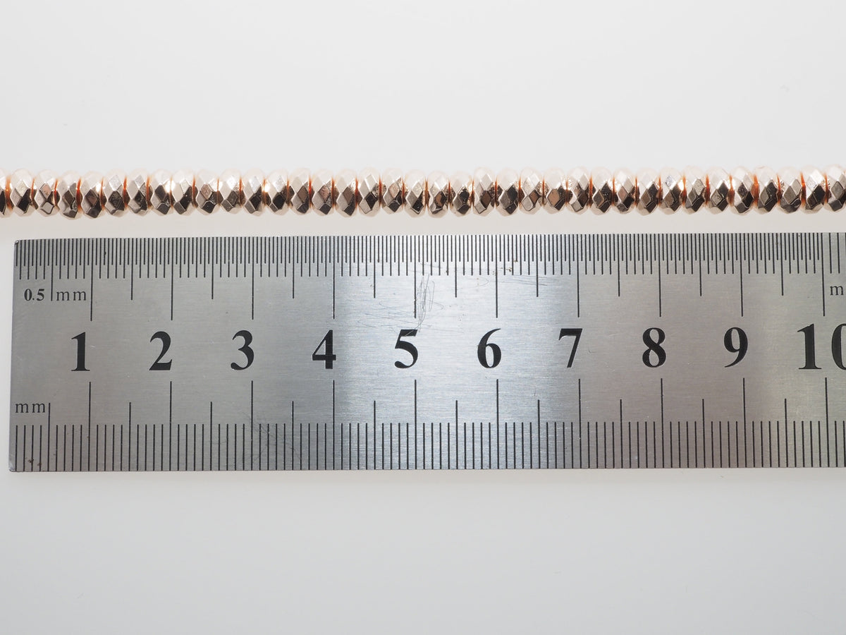 2018 New Light Rose Gold Color Hematite-2x3/2x4/3x6/3x8mm Ro