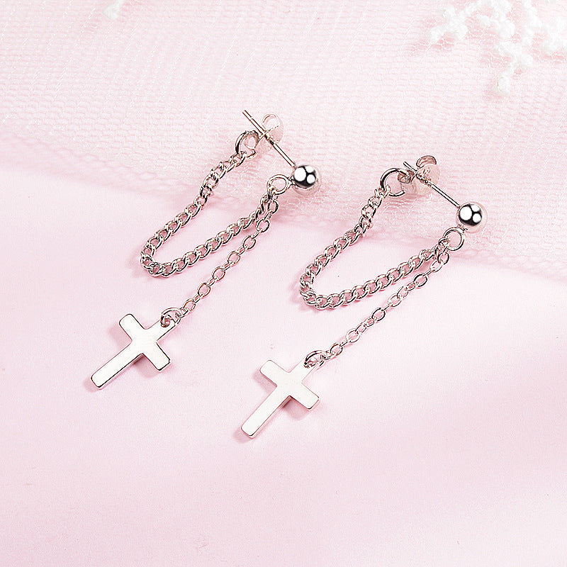 Gu Retro Style Design Sense Female Niche Cool Handsome Earrings