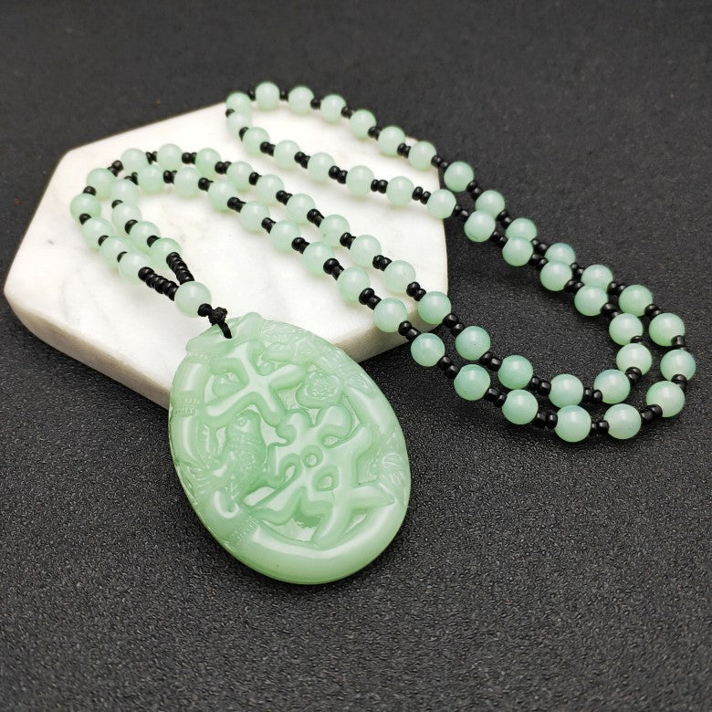 Women's & Men's Light Buckle Maitreya Buddha Couple Guan Gong Dragon Small Pendants
