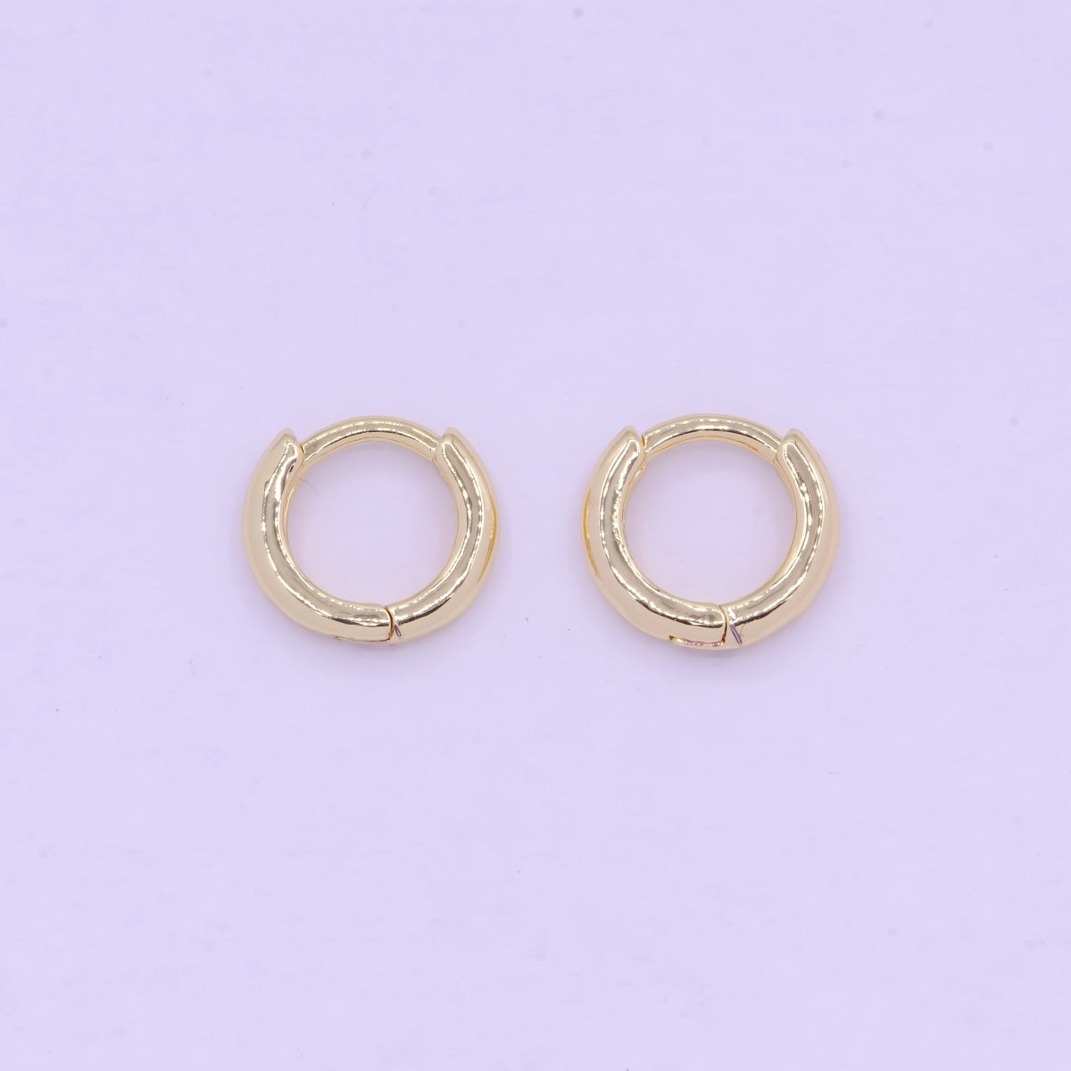 10mm Hoop Earrings in 14k Gold Filled Huggie Hoop Earrings Gold Hoop Earrings Simple Sleeper Hoops Earrings, Small Hoop Earrings Q-026