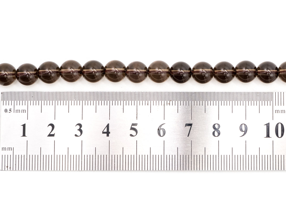 Natural Smoky Quartz Round Smooth beads, 6mm/8mm/10mm/12mm Round Quartz beads,15.5 Full Strand, SKU#V12