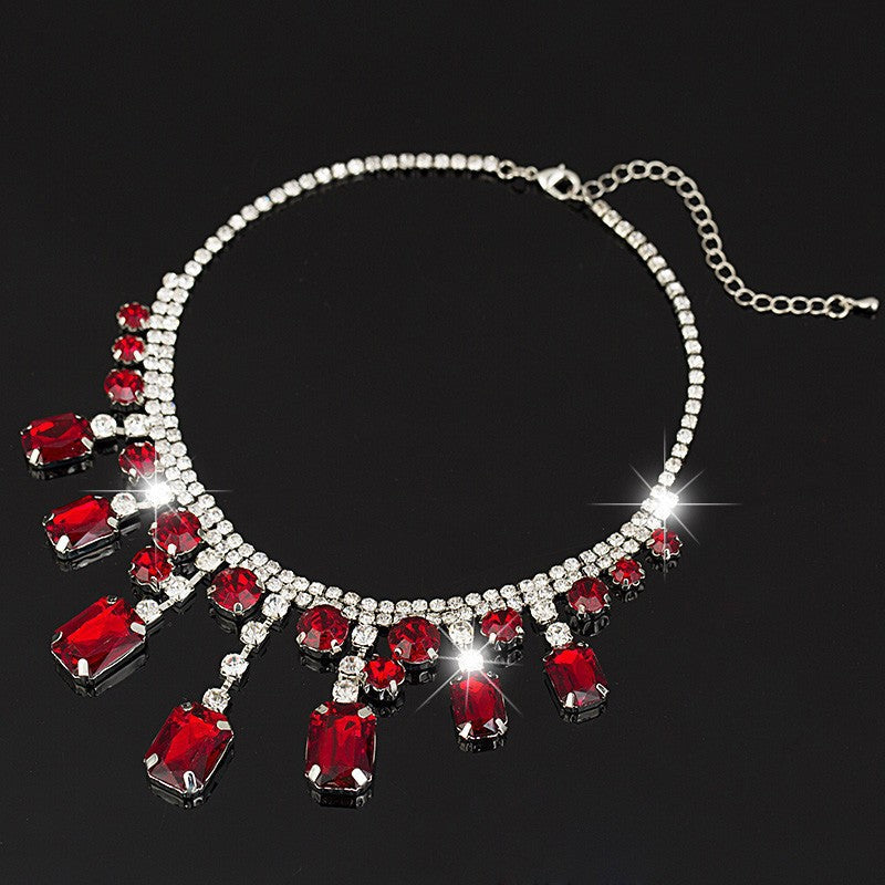 Rhinestone Birthday Gift European Korean Style Necklaces
