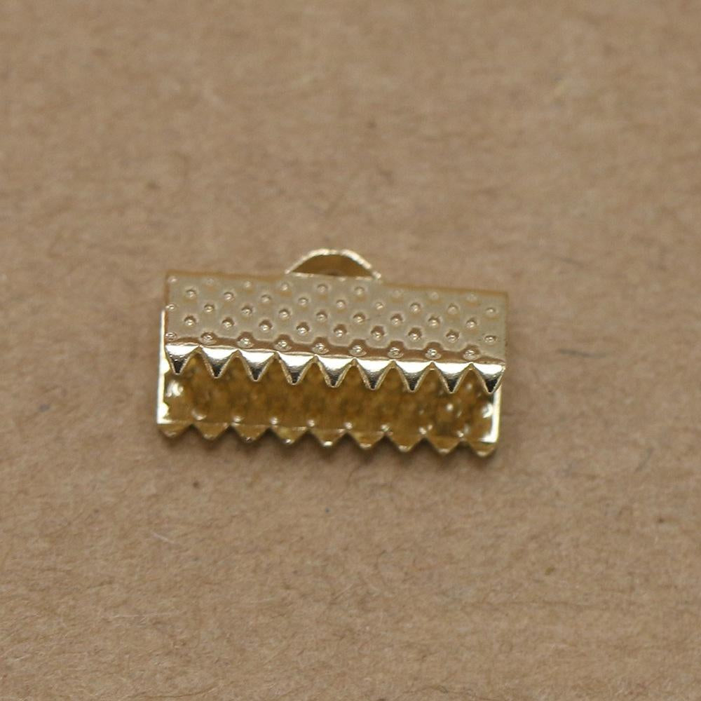 Flat Wire Clip Leather Cord Buckle Jewelry Material Accessories
