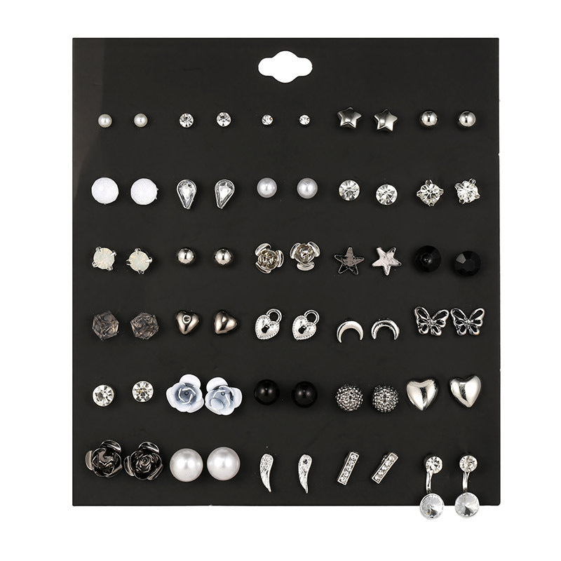 Stylish Flower January Gold Ear-ring Clip Earrings