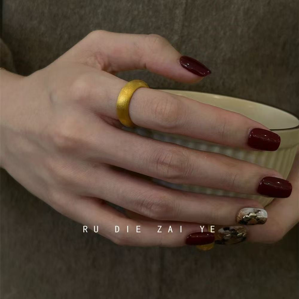 Maillard Tiger Eye & Zircon Ring For Women, 2026 New Style, Light Luxury High-End Index Finger Ring, Fashion Personality Band