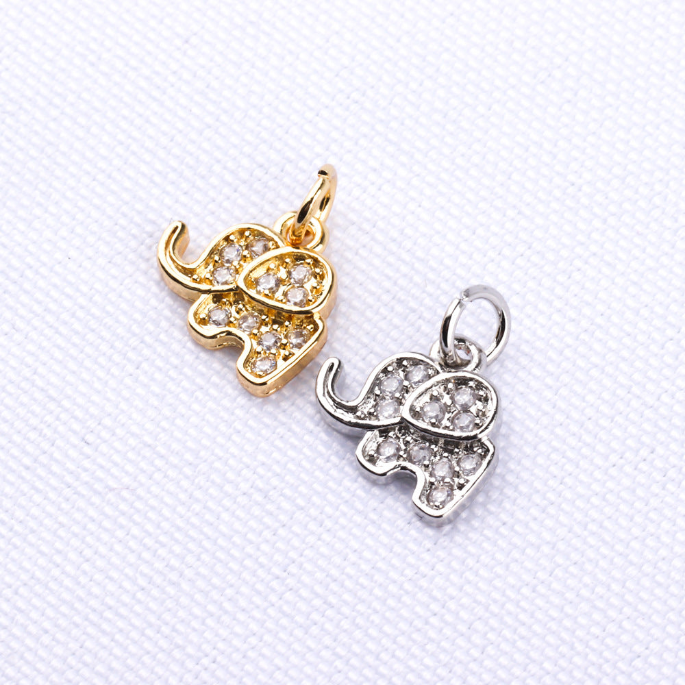 Handmade Five-pointed Star Female Micro Inlaid Zircon Electroplated Brass Necklace