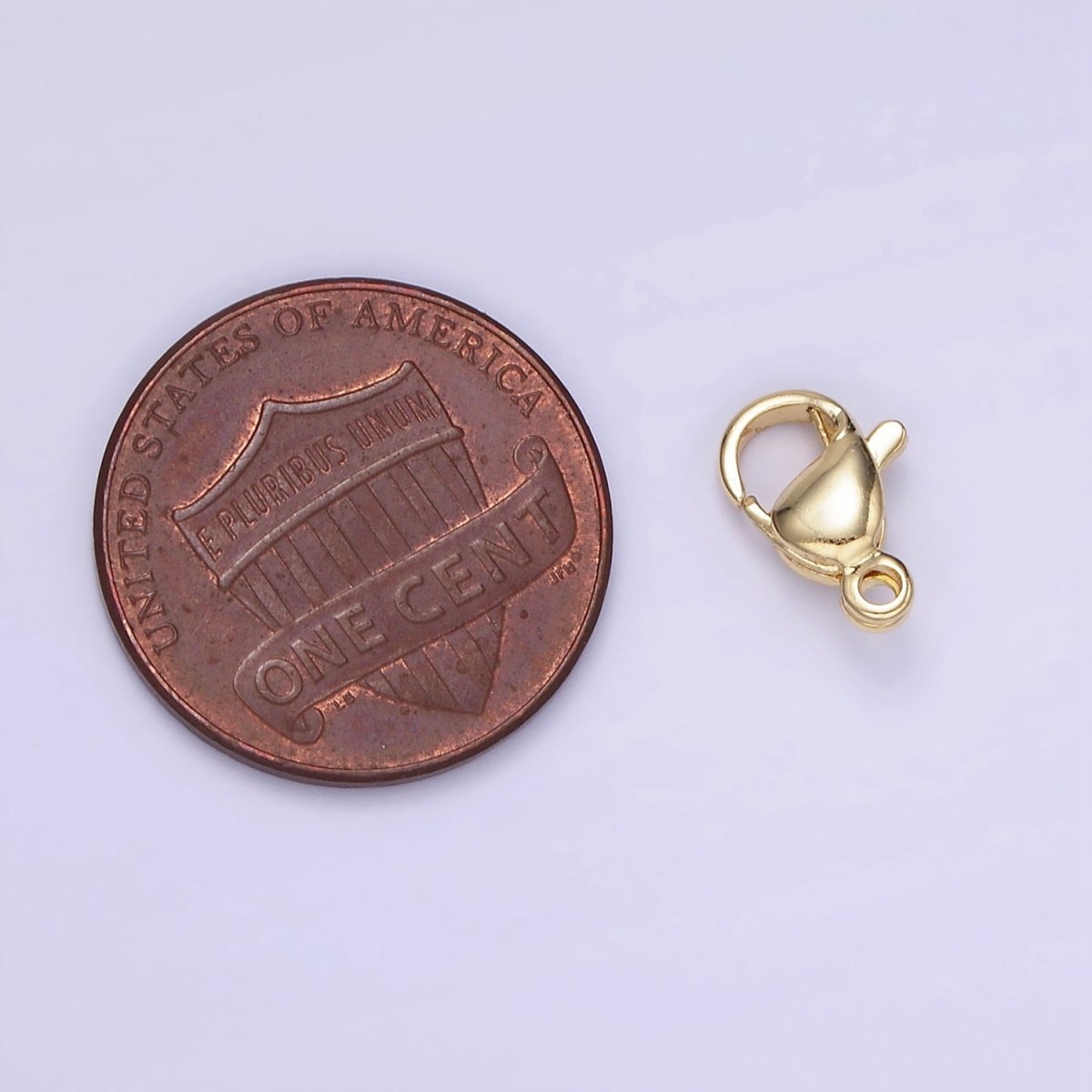 14K Gold Filled 10mm Minimalist Lobster Clasps Claw Closure Findings | L049