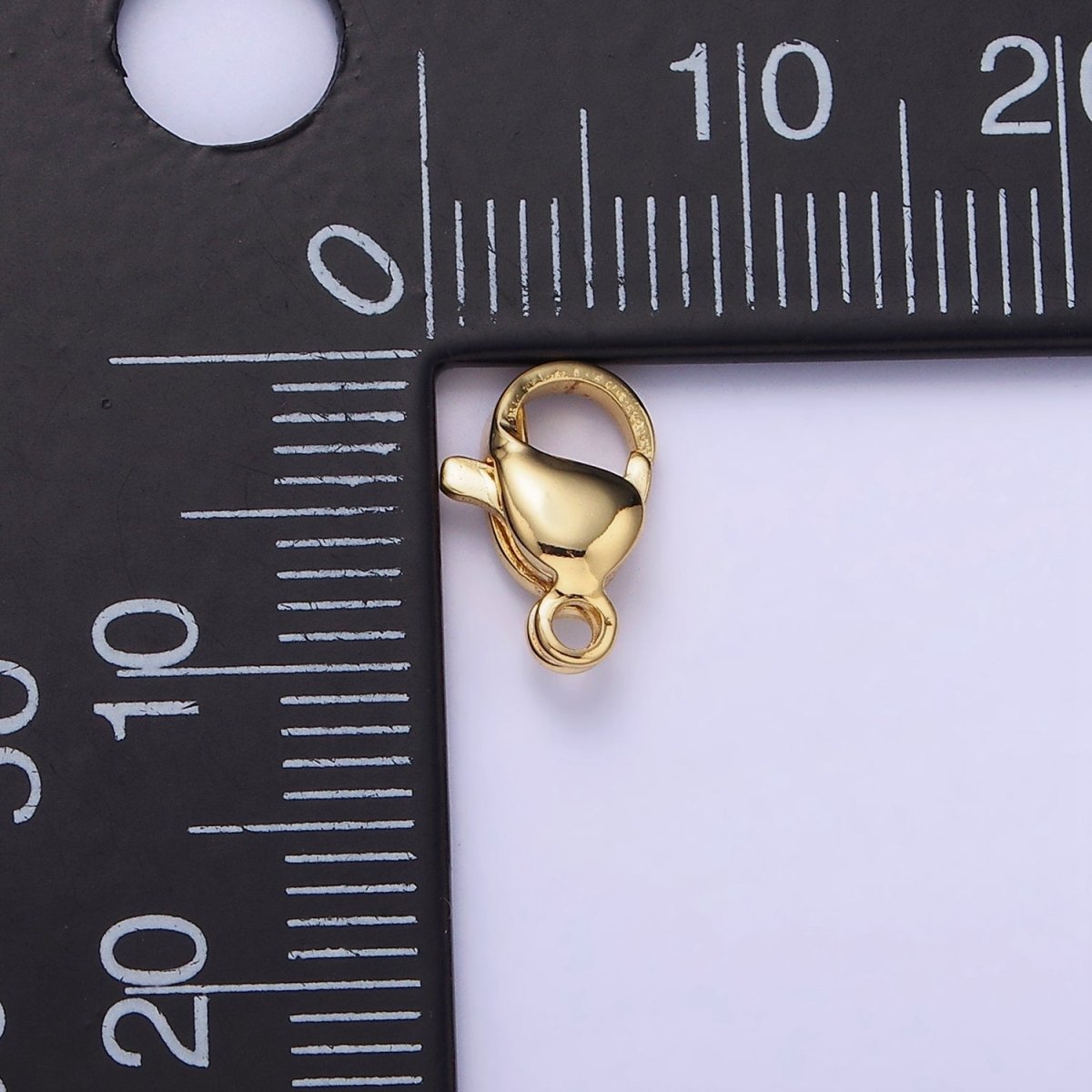 14K Gold Filled 10mm Minimalist Lobster Clasps Claw Closure Findings | L049