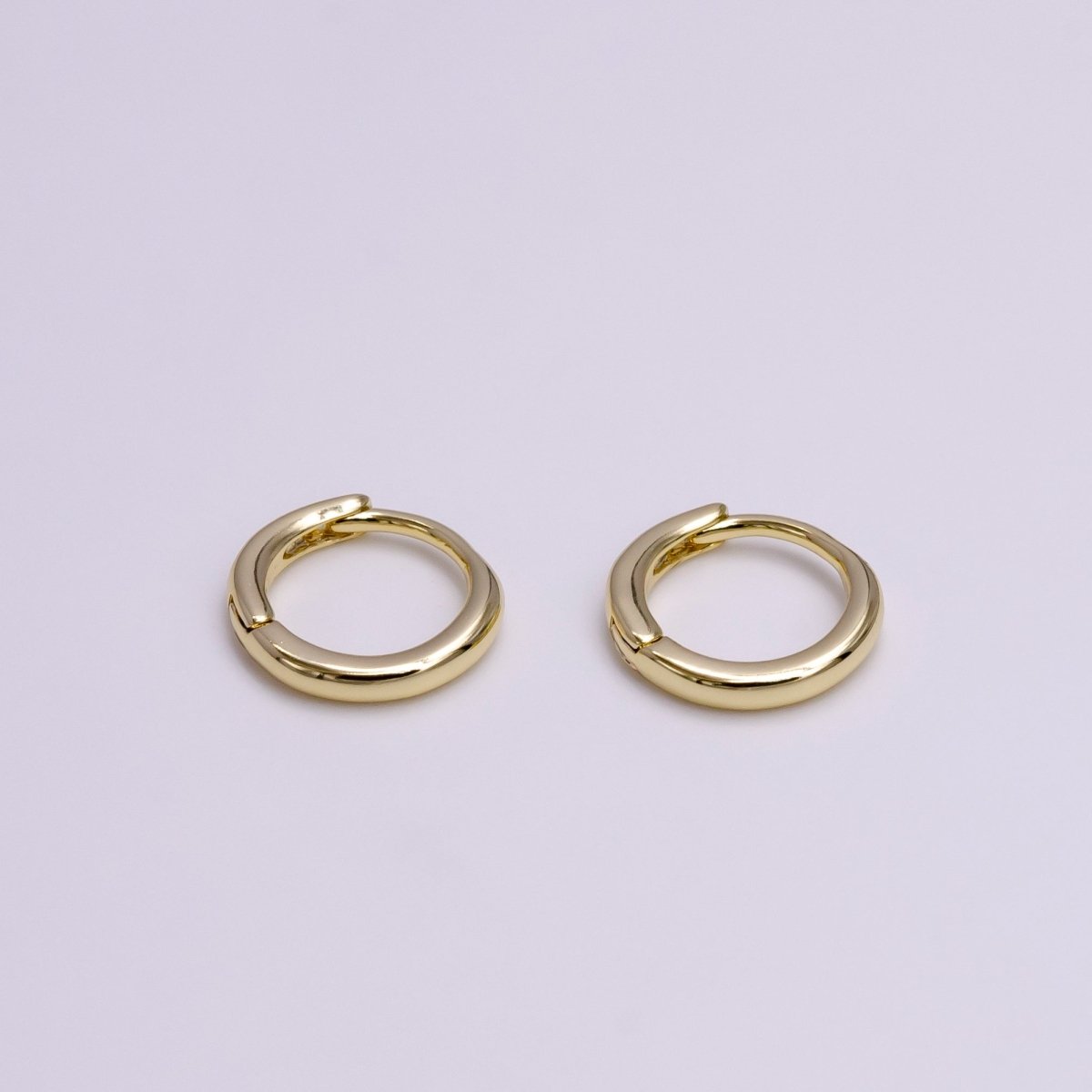 14K Gold Filled 11mm Minimalist Endless Cartilage Huggie Earrings | AD1127