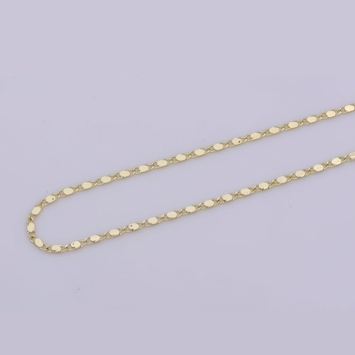 14K Gold Filled 1.8mm Mariner Anchor Link 18.5 Inch Chain Necklace | WA-279 Clearance Pricing
