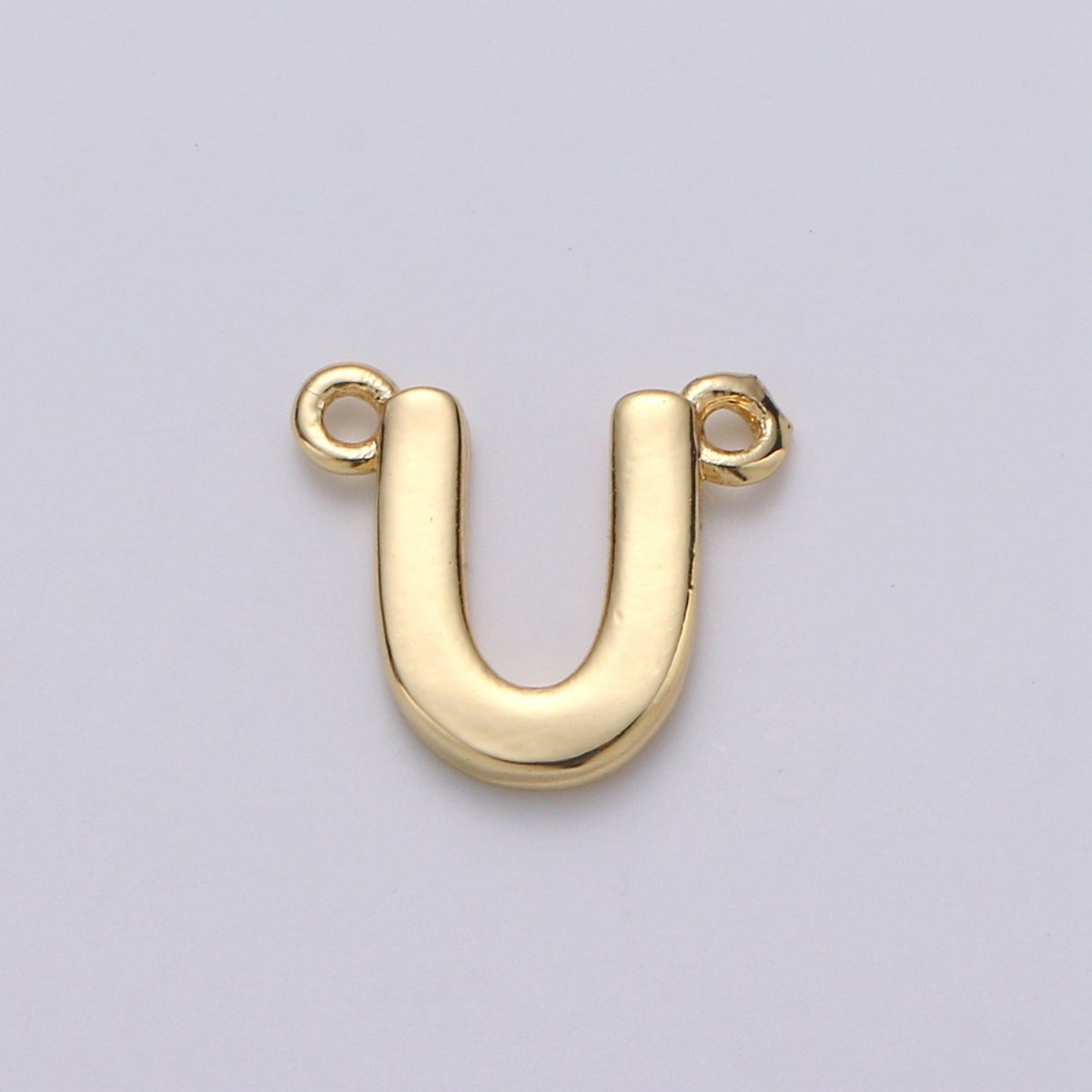 14k Gold Filled Personalized Initial Charm Initial Pendant, Letter Charm, Minimalist Alphabet Letter Charm, VOTE Charm for Bracelet Necklace A-127 to A-139