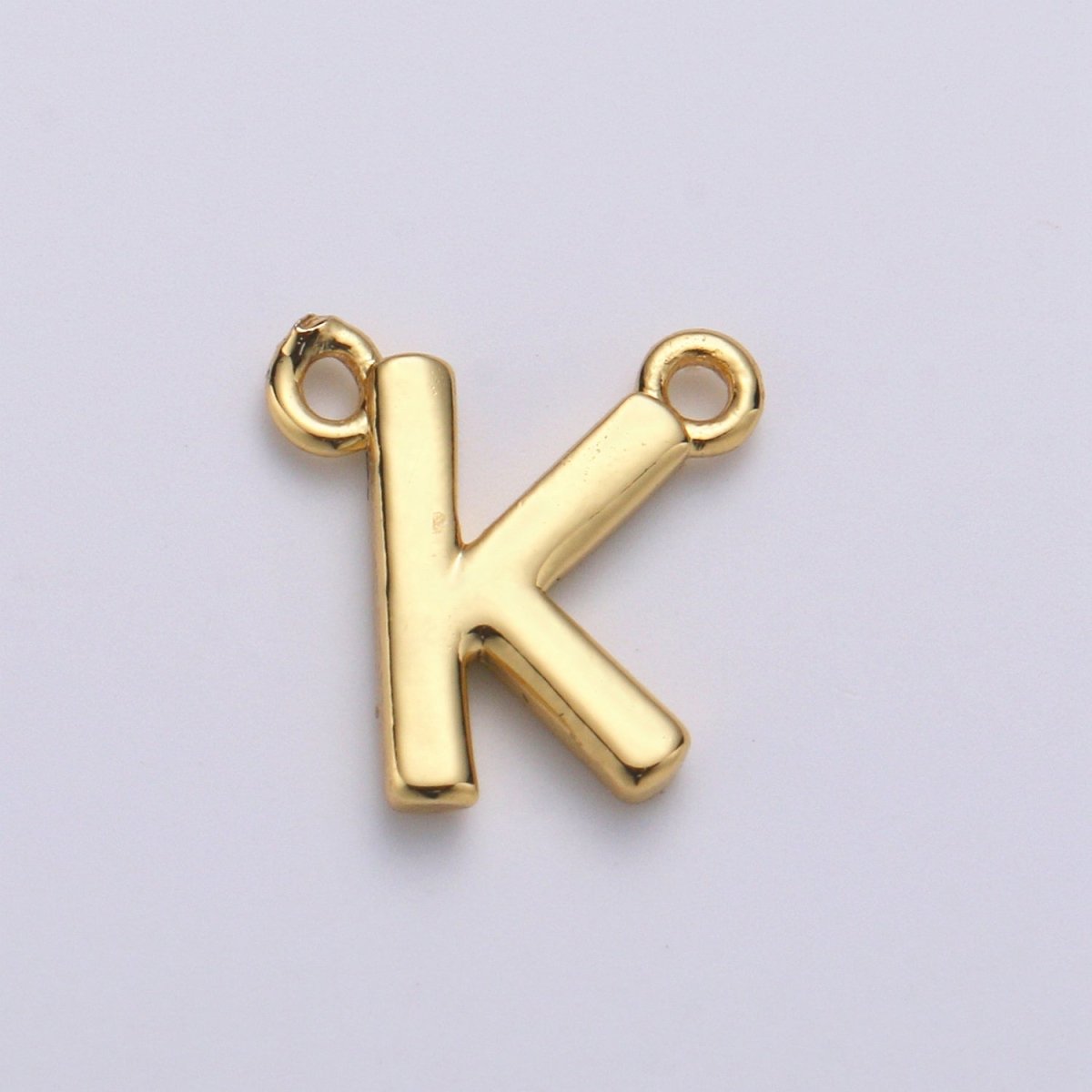 14k Gold Filled Personalized Initial Charm Initial Pendant, Letter Charm, Minimalist Alphabet Letter Charm, VOTE Charm for Bracelet Necklace A-127 to A-139