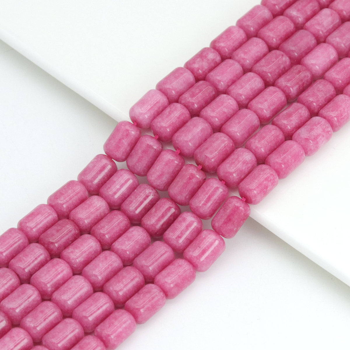 8x12mm Smooth Tube Jade Beads, Sku#U2131