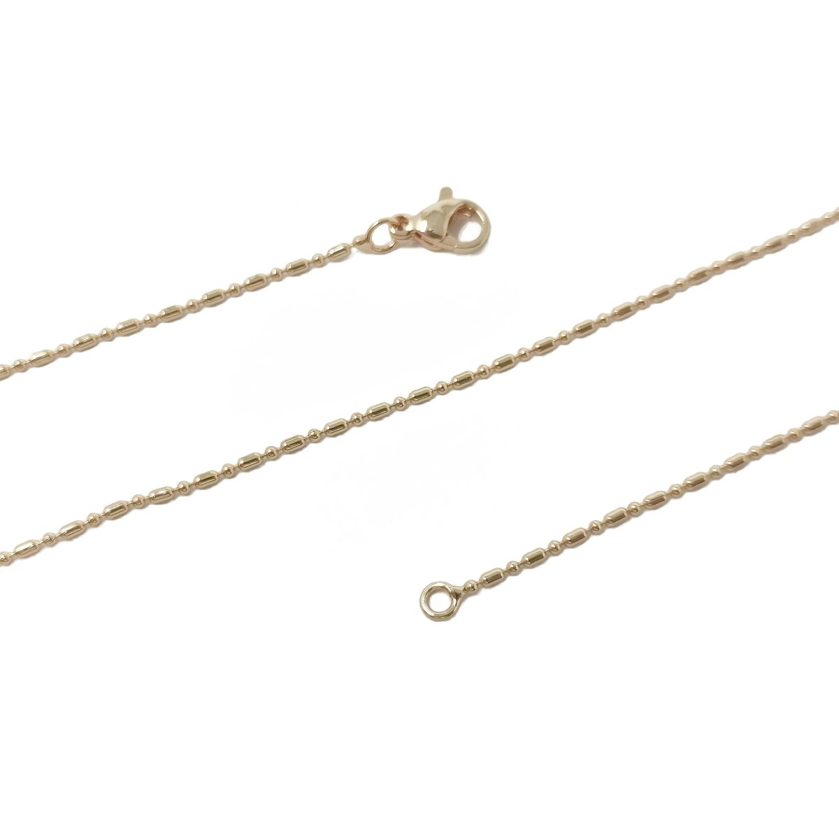 16, 17.8, 19.8 inches Gold Filled Bead Necklace - 1.2mm, 14K Gold Filled Bead Necklace w/ Lobster Clasps | CN-900, CN-901, CN-902  Clearance Pricing