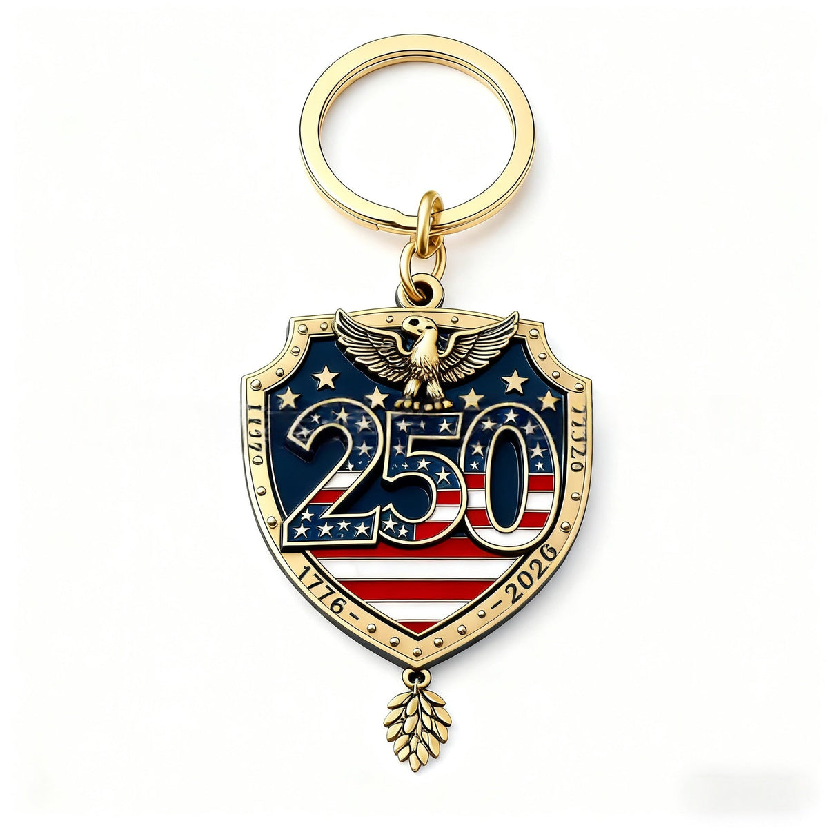 250th Anniversary Medal 2D Acrylic Keychain Pendant