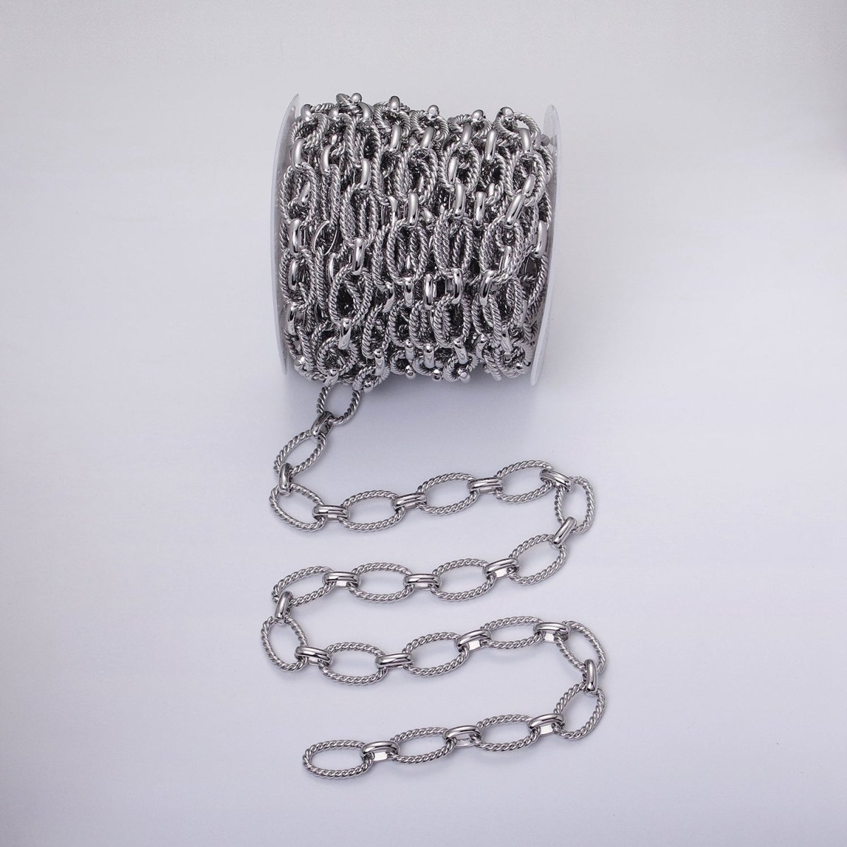 16k Gold Filled Chain by Yard Rope Oval Cable Chain Unfinished Chain Wholesale Chunky Chain Large Oval Link Chain | ROLL-1319 ROLL-1320