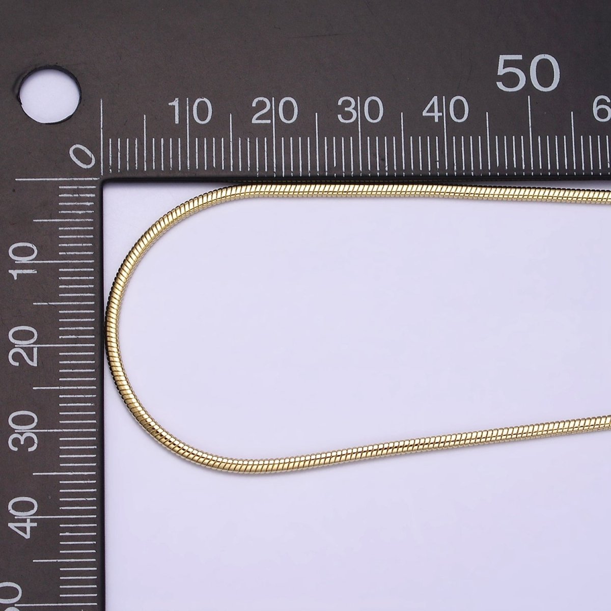 1.7mm Dainty Cocoon 18 Inch Minimalist Layering Chain Necklace | WA-1876 Clearance Pricing