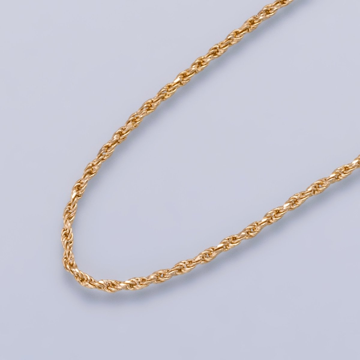 18 Inch Rope Chain Gold Filled Dainty Twisted Chain Necklace | WA-01744 Clearance Pricing