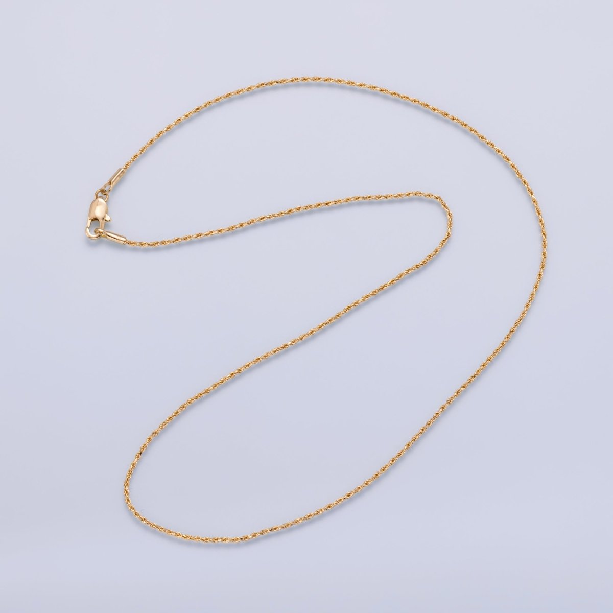 18 Inch Rope Chain Gold Filled Dainty Twisted Chain Necklace | WA-01744 Clearance Pricing
