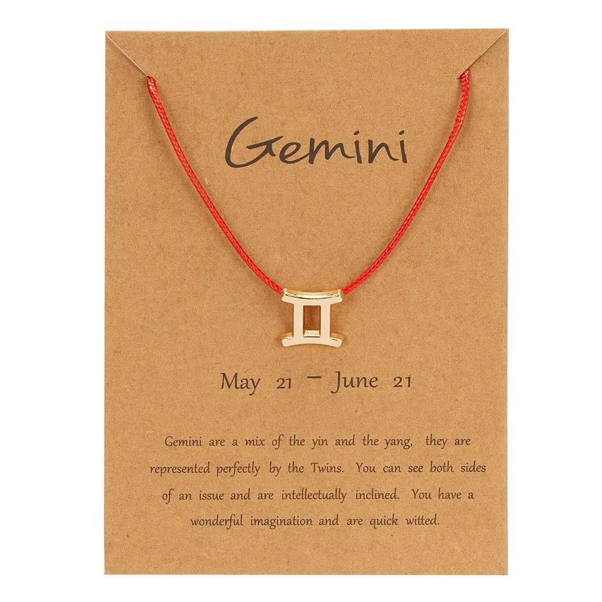 Red Rope Black Symbol Edition Constellation Paper Bracelets