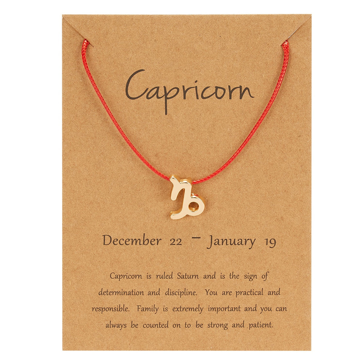 Red Rope Black Symbol Edition Constellation Paper Bracelets