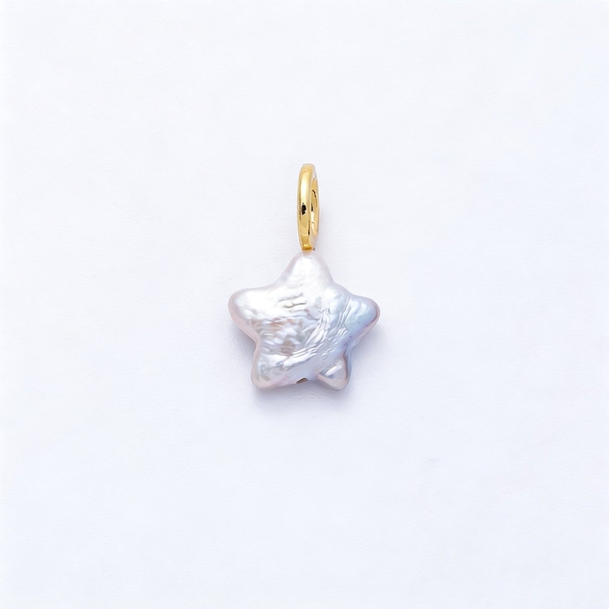 18K Gold Filled 18mm Purple, Pink, White Celestial Star Freshwater Pearl Pendant | Charms-00431 - 00433