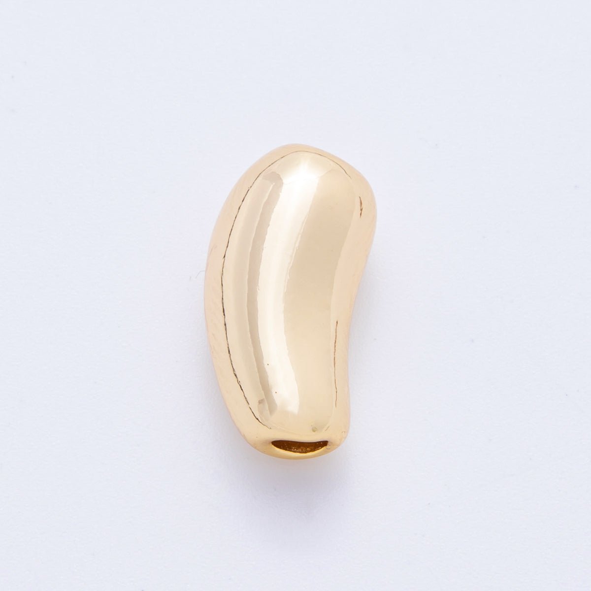 18K Gold Filled 19mm Short Dainty Tube Bead Spacer | AF-A1074