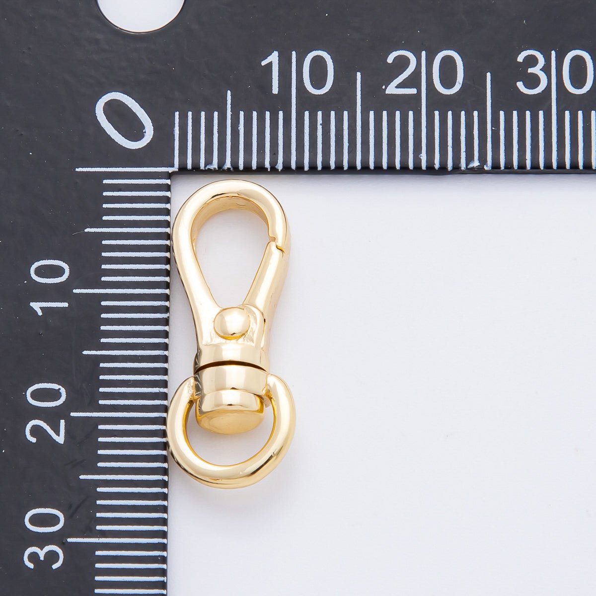 18K Gold Filled 25mm Push Lobster Swivel Clasp Closure Finding in Gold & Silver | Z1247 Z1614