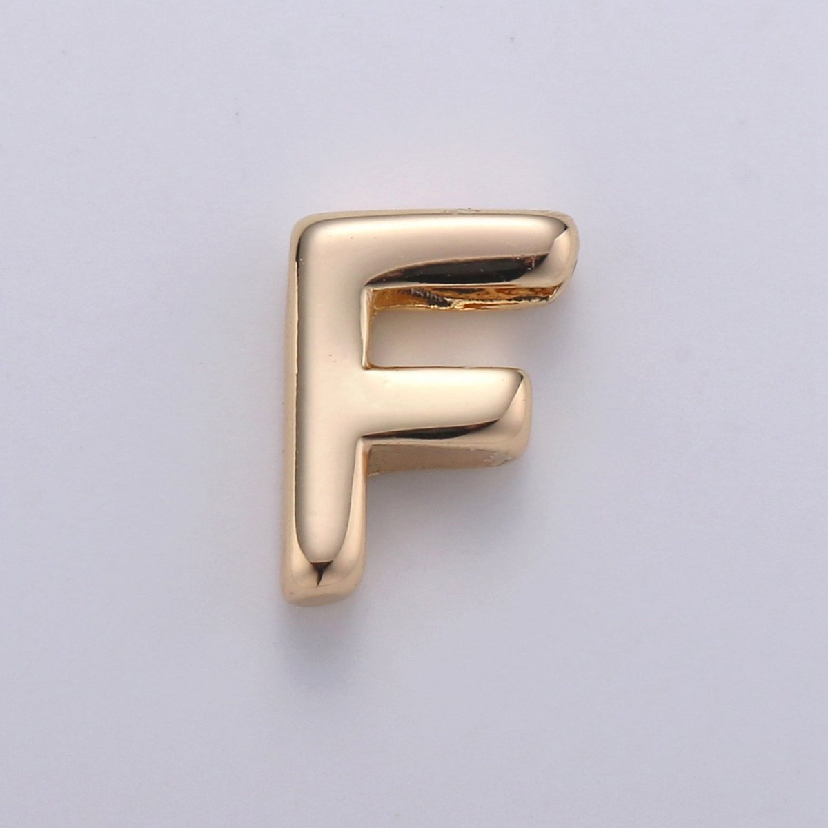18K Gold Filled Letter Charms, Letter Beads, Initial Charms, Bracelet Charms, Mini Pendant Charms for Necklace Alphabet Beads Charm 8x6mm A-085 to A-097