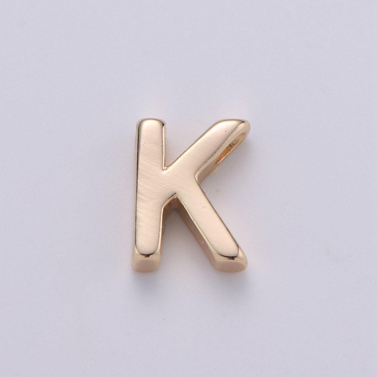 18K Gold Filled Letter Charms, Letter Beads, Initial Charms, Bracelet Charms, Mini Pendant Charms for Necklace Alphabet Beads Charm 8x6mm A-085 to A-097