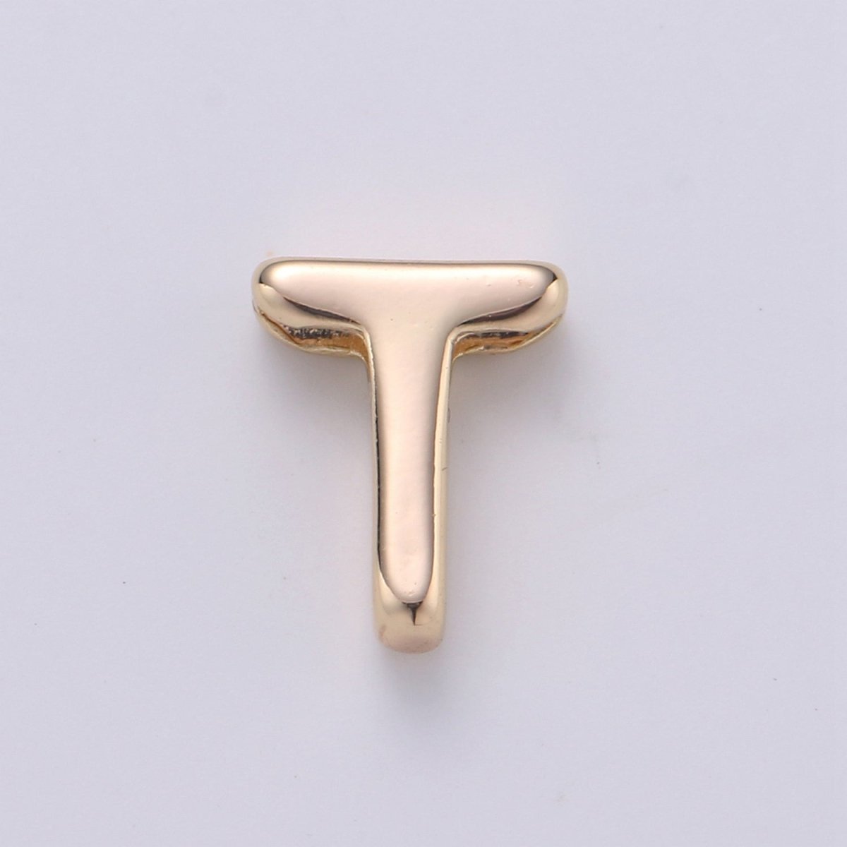 18K Gold Filled Letter Charms, Letter Beads, Initial Charms, Bracelet Charms, Mini Pendant Charms for Necklace Alphabet Beads Charm 8x6mm A-085 to A-097